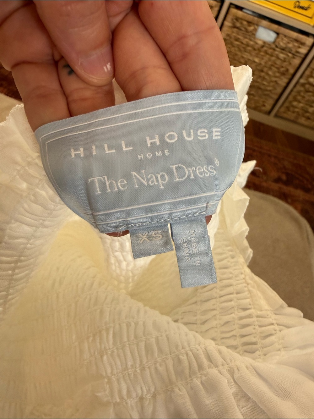 Hill House The Ellie Nap Dress XS White - Picture 5 of 8